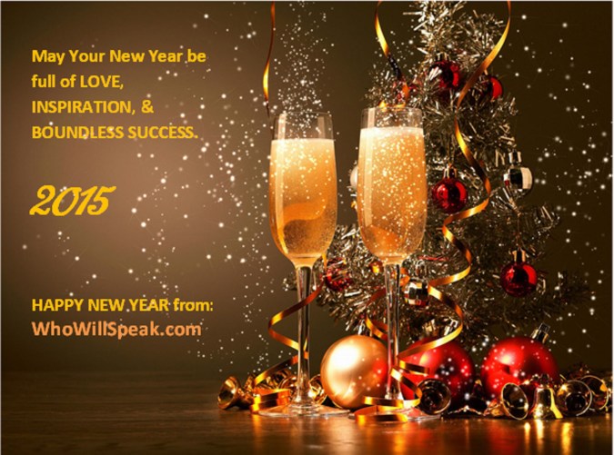 Who will speak Happy New Year